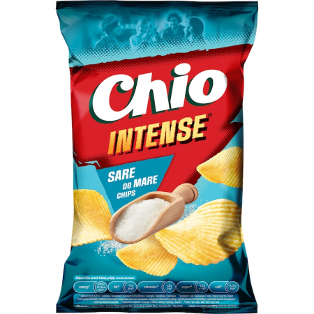 Gustari si rontaieli - Chipsuri Chio intense cu sare de mare 130g