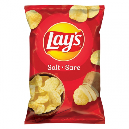 Produse de baza - Chipsuri din cartofi cu sare Lay's, 140g