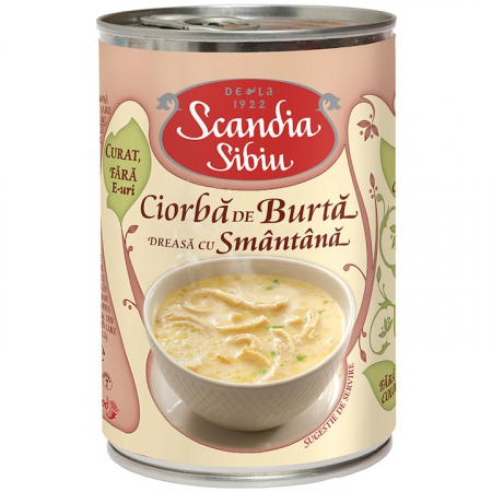 Produse de baza - Ciorba de burta dreasa cu smantana Scandia Sibiu, 820g