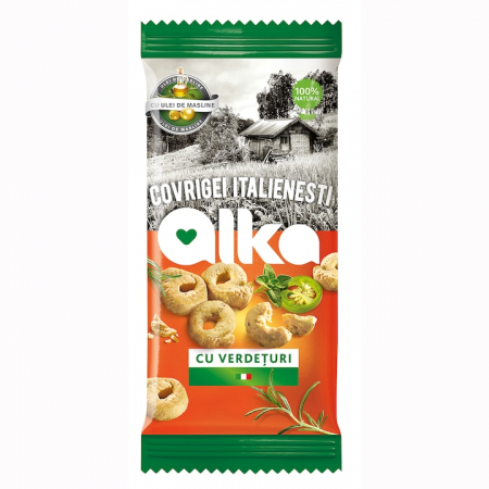 Produse de baza - Covrigei italienesti mix mediteranean, Alka, 100g