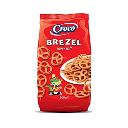 Produse de baza - Crackers Croco Brezel 300gr