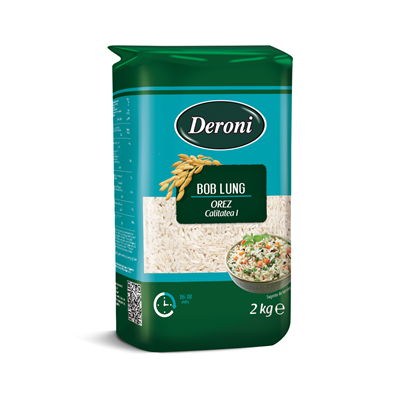 Produse de baza - Deroni orez cu bob lung 2 Kg