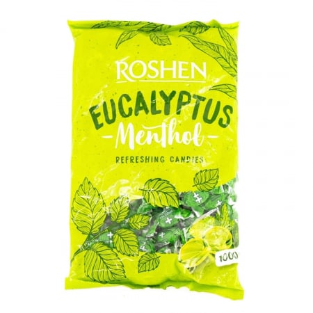 Dulciuri si biscuiti - Drops Roshen Eucalyptus Menthol 200gr