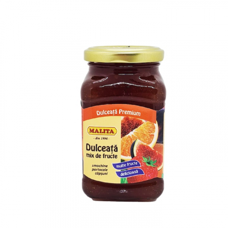 Produse de baza - Dulceata de smochine, portocale, capsuni, Malita, 3x340g
