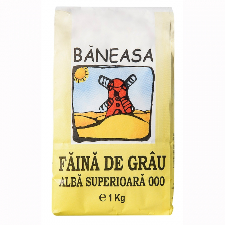 Produse de baza - Faina superioara Baneasa, tip 000, 1 kg