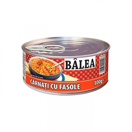 Produse de baza - Fasole cu carnati, Balea,300g