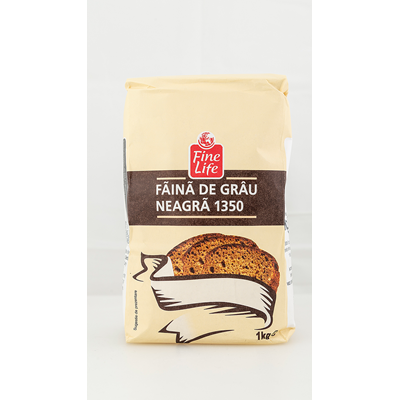 Produse de baza - Fine life faina neagra, 10x1 Kg