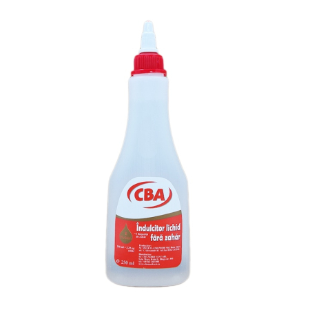 Condimente și sosuri - Indulcitor lichid fara zahar, CBA, 250ml