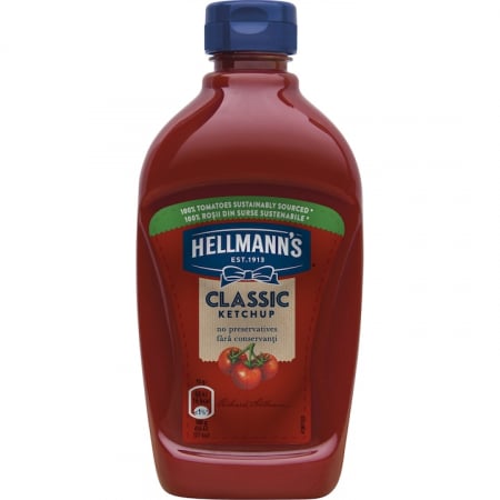 Condimente și sosuri - Ketchup clasic Hellmann's, 485g