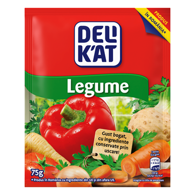 Condimente și sosuri - Legume 5 x 75 g, Delikat
