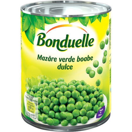 Bacanie - Mazare verde boabe, dulce, Bonduelle, 800g