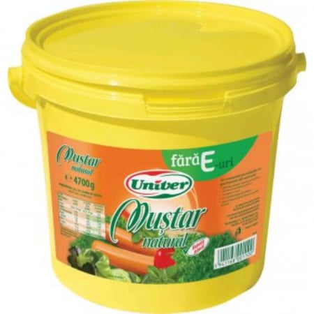 Condimente și sosuri - Mustar Dulce Univer, 4.7 kg