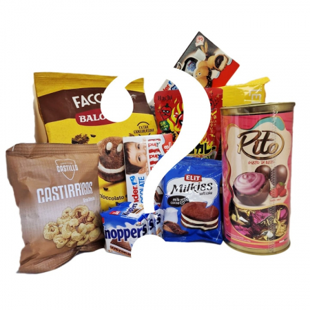 Gustari si rontaieli - Mystery box 9 produse – gustari surpriza dulci&sarate, snack box mix