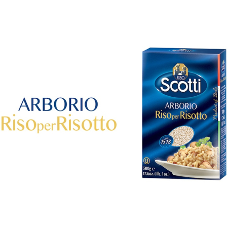 Bacanie - Orez arborio Riso Scotti, 1kg