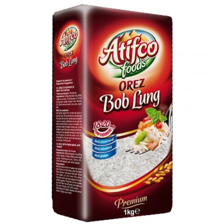 Produse de baza - Orez Bob Lung Atifco, 1 kg