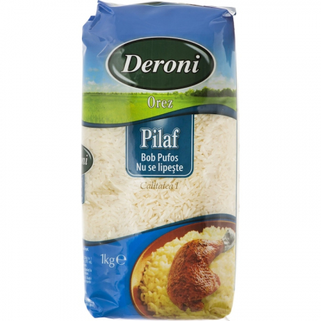 Produse de baza - Orez pentru pilaf Deroni, 1kg