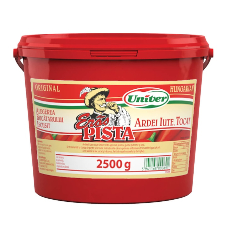 Bacanie - Pasta Ardei Iute Tocat Univer Eros Pista, 2.5 kg