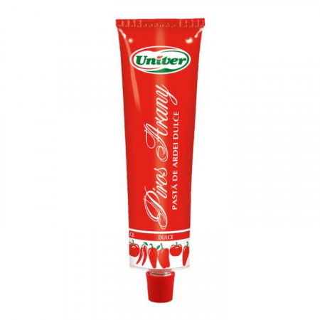 Condimente și sosuri - Pasta de Ardei Dulce Univer Piros Arany, Tub, 160 g