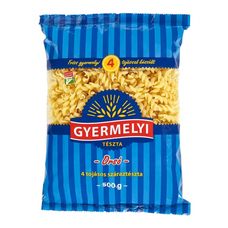 Produse de baza - Paste Fainoase Gyermelyi Spirale, Fusilli, 500 g