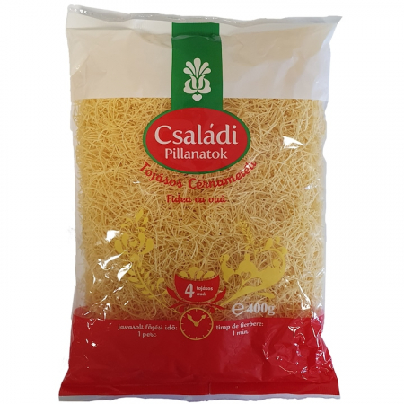 Produse de baza - Paste fidea scurta cu 4 oua Csaladi, oua 400 g