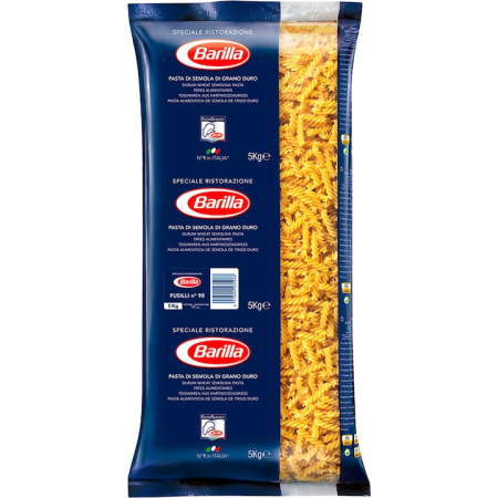 Bacanie - Paste Fusilli, Barilla, 5 kg