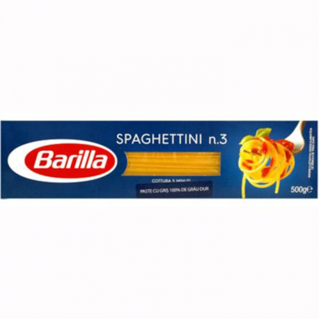 Paste si fainoase - Paste lungi spaghettini n3 Barilla, 500g