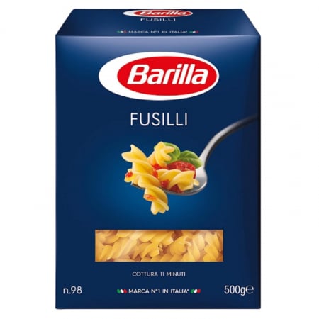 Produse de baza - Paste scurte fusilli n98 Barilla, 500g