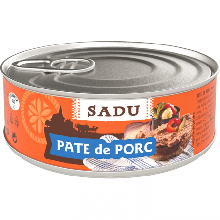 Produse de baza - Pate de porc Sadu, 100g