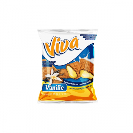 Produse de baza - Pernite umplute cu crema de vanilie, 100 g