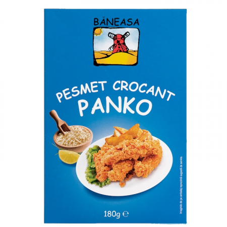 Condimente și sosuri - Pesmet Panko Baneasa, in cutie carton, 180 g
