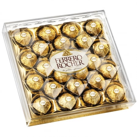 Dulciuri si biscuiti - Praline Ferrero Rocher, 24 bomboane, 300g