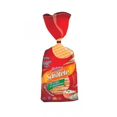 Produse de baza - Saratele cu ceapa si smantana Salatini, 110 g