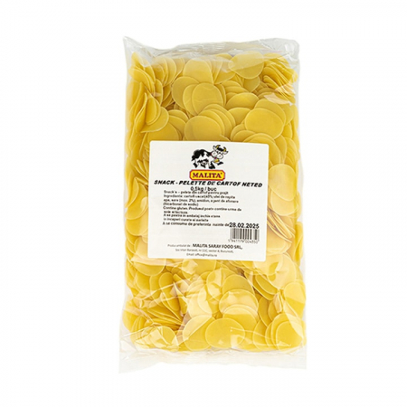 Bacanie - Snack pelete de cartofi netezi, Malita, 500g