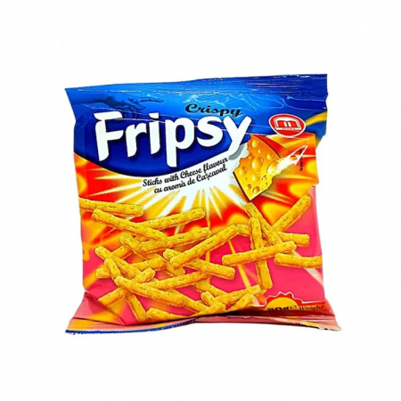 Gustari si rontaieli - Snacksuri Fripsy cu aroma de cascaval 50gr, 25 buc
