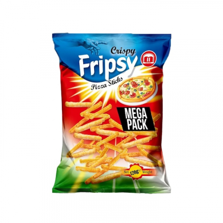 Produse de baza - Snacksuri Fripsy cu aroma de pizza 120gr, 10 buc