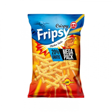 Gustari si rontaieli - Snacksuri Fripsy cu aroma de pui 120gr, 10 buc