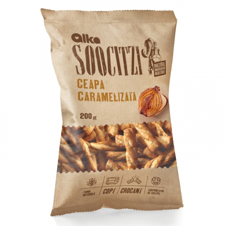 Gustari si rontaieli - Soocitzi cu ceapa caramelizata, 200g