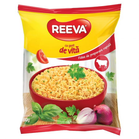 Produse de baza - Supa instant cu gust de vita, 60g,Reeva