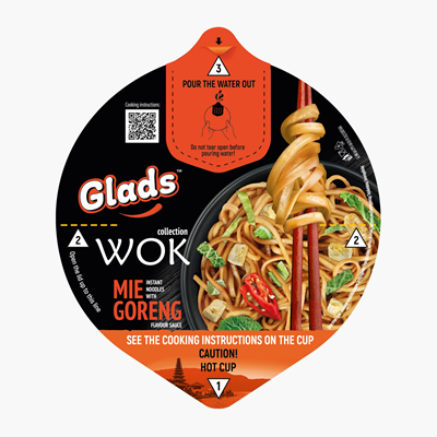 Bacanie - Taitei instant aroma pui si mie goreng 95 g, Glads
