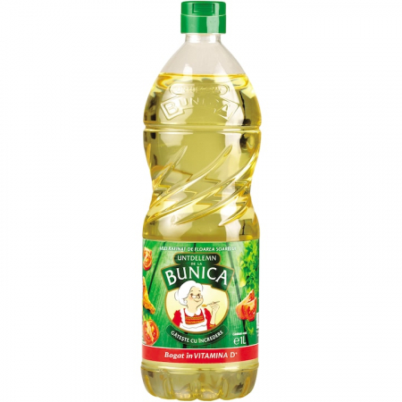 Produse de baza - Ulei de floarea soarelui cu vitamina D Untdelemn de la Bunica 1 L