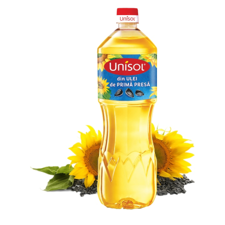 Produse de baza - Ulei de floarea soarelui Unisol 1l