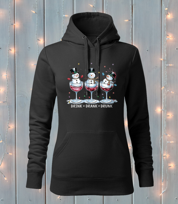 Hanorac Femeie Snowman Drinks [2]