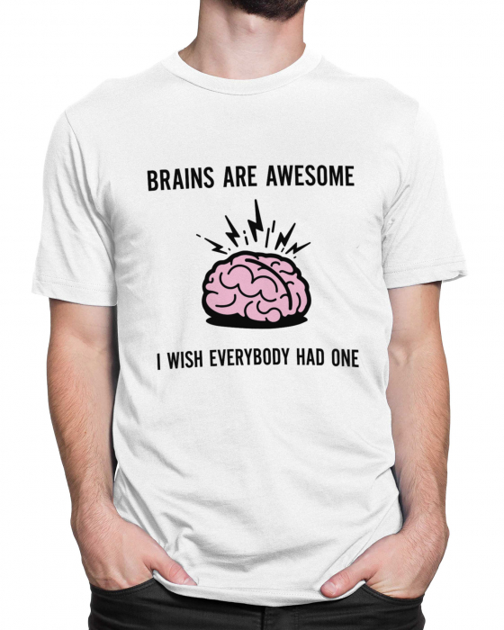 Tricou Barbat Brains Are Awesome [2]