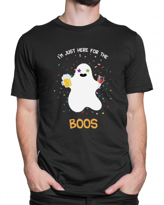 Tricou Barbat Here For Boos [2]
