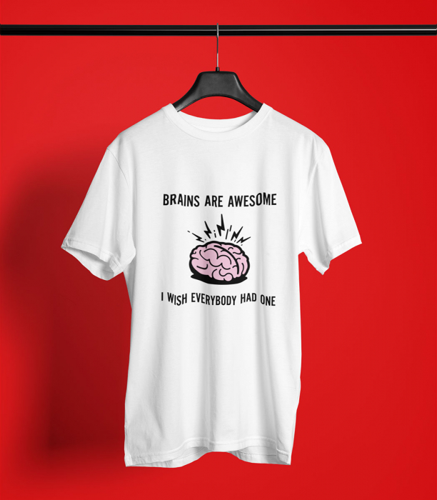 Tricou Barbat Brains Are Awesome [1]