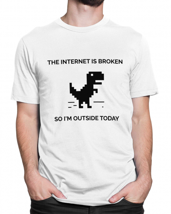 Tricou Barbat Internet Is Broken [2]