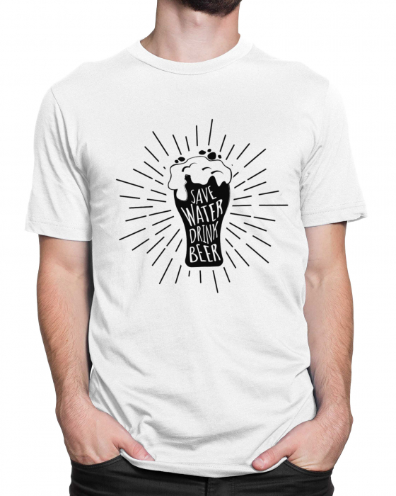 Tricou Barbat Save Water [2]
