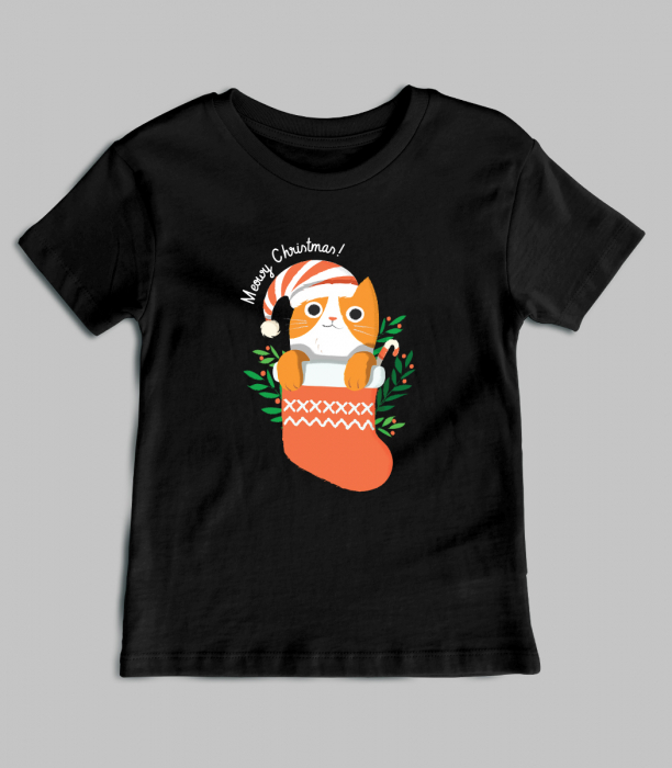 Tricou Copil Meowy Christmas [2]