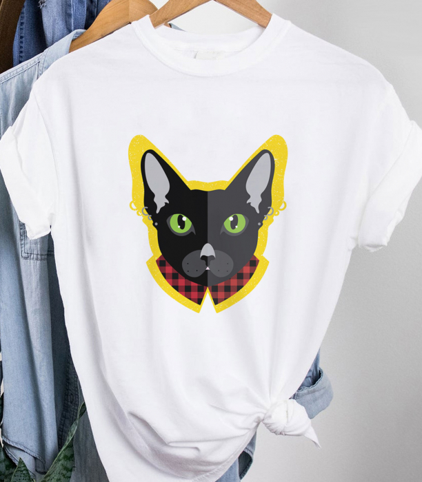 Tricou Femeie Punk Cat [1]