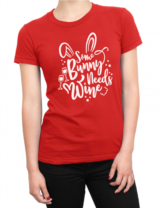 Tricou Femeie Bunny Wine [2]